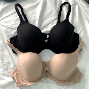 Victoria’s Secret black and nude bra bundle